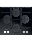 Hotpoint HAGS 61F BK Piano Cottura Gas 4 Fornelli 60 cm Nero