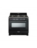 Delonghi MEM 965 NN ED Cucina Gas 5 Fornelli con Forno Elettrico da 90 cm Nero
