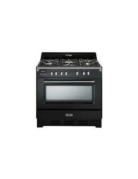 Delonghi MEM 965 NN ED Cucina Gas 5 Fornelli con Forno Elettrico da 90 cm Nero | Tekworld.it