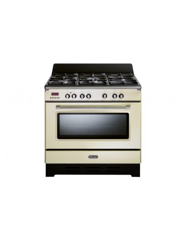 Delonghi MEM 965 BA Cucina Gas 5 Fornelli con Forno Elettrico da 90 cm  Beige | Tekworld.it