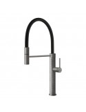 Gessi 316 CESELLO HT 60014 239 Rubinetto Leva sanitaria Nero, Acciaio spazzolato