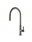 Gessi MESH 60003 599 Rubinetto Leva sanitaria Nero Opaco/Finox