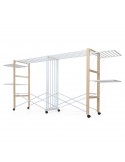 Foppapedretti ALLUNGO NATURALE Stendibiancheria Alluminio, Faggio, Nylon, Polipropilene (PP), Legno