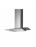 Elica TRIBE A IX/A/90 Cappa Aspirante a parete 90 cm Classe A Acciaio inossidabile, Trasparente