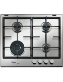 Whirlpool GMR 6422/IXL Piano Cottura Gas 4 Fornelli 60 cm Acciaio inossidabile
