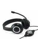 USB COMFORT.STEREO HEADSET BLACK - CCHATSTARU2B