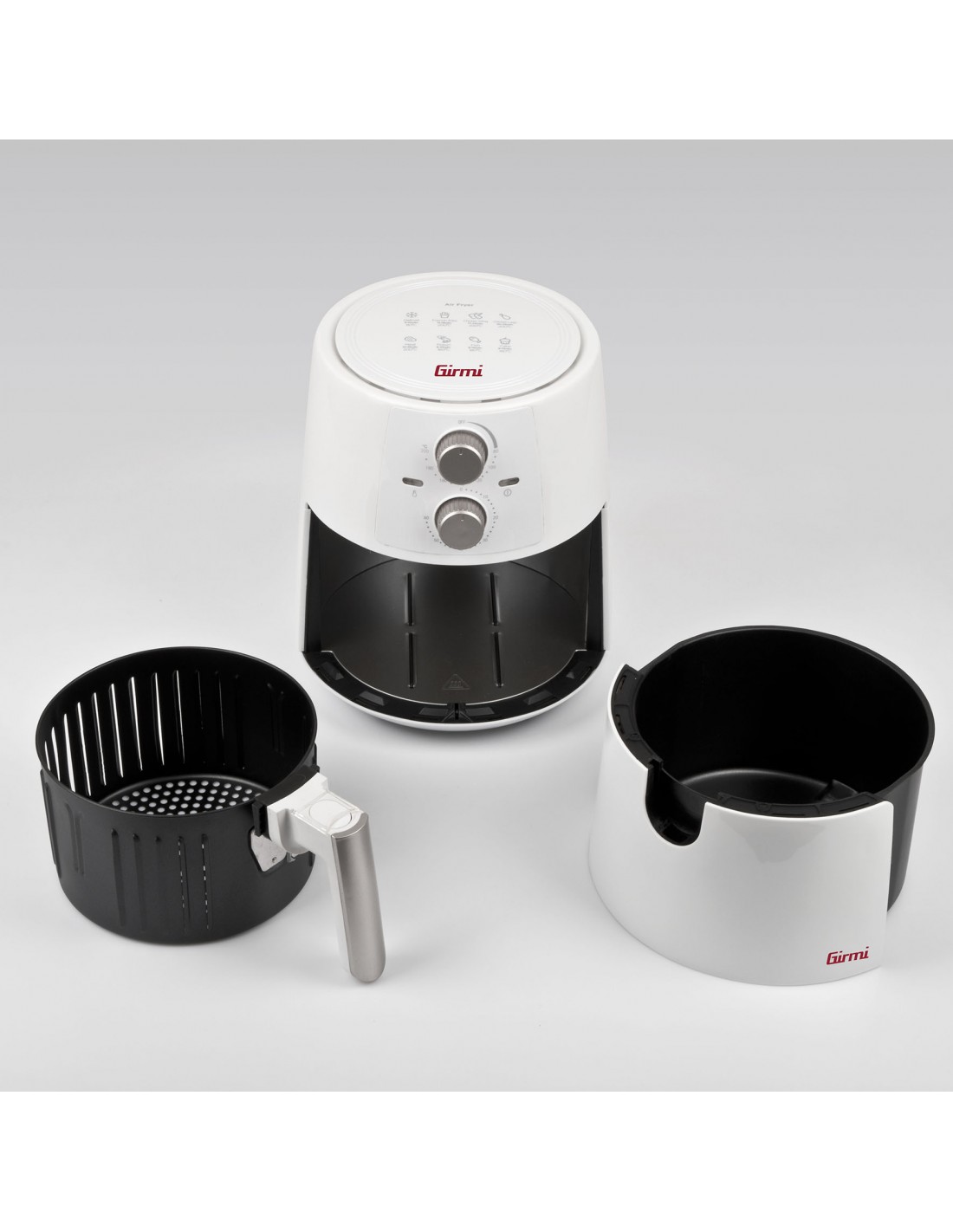 SOGO DIGIFRYER1400 Friggitrice Ad Aria Calda 5L, 1400W, 8 Programmi, Touch LED, Nero E Acciaio Inox