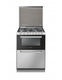 Candy TRIO 4GXNT/1 Cucina a Gas 4 Fornelli Acciaio inossidabile