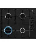 Electrolux KGS6404B Piano Cottura Gas 4 Fornelli 60 cm Nero