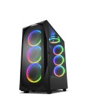 Sharkoon Case Tower PC Vetro temperato Nero - REV300
