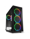 Sharkoon Case PC Nero - TG4M RGB