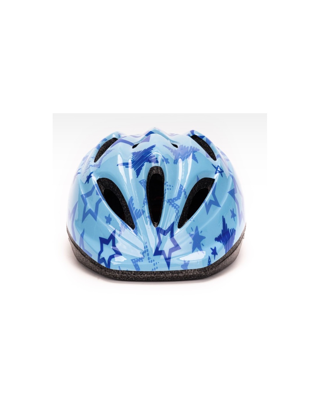 Casco Bambini Ventura Kid-XS Orsetto Teddy, Blu, Taglia 46-52 Cm