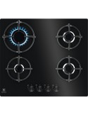 Electrolux EGG64272K Piano Cottura Gas 4 Fornelli 58 cm Nero