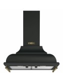 Smeg KC16AOE Cappa aspirante a parete 60 cm Classe A Nero, Oro
