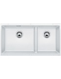 Blanco SUBLINE 430/270-U Lavello 86 X 46 cm 2 ciotole Rettangolare Acciaio inossidabile Bianco