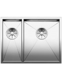 Blanco ZEROX 340/180-IF Lavello 59 X 44 cm 2 ciotole Rettangolare Acciaio inossidabile