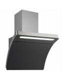 SILVERLINE 3433873301 Cappa aspirante a parete 796 mm Classe A+ Nero, Acciaio inossidabile