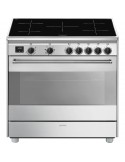 Smeg BG91IX2 Cucina Piano cottura a induzione 5 Fornelli con forno elettrico