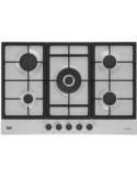Beko HIAW75225S Piano Cottura Gas 5 Fornelli 75 cm Acciaio inossidabile