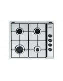 Delonghi YAL 46 ASV Piano Cottura Gas 4 Fornelli 58 cm Acciaio inossidabile