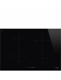 Smeg SIB2741D Piano Cottura a induzione 4 Fornelli 75 cm Nero