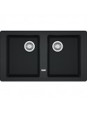 Franke BFG620NERO Lavello 86 X 50 cm 2 vasche Nero