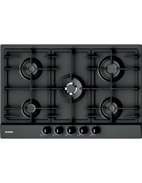 Blanco EXCLUSIVE 7X5-5 Piano Cottura Gas 5 Fornelli 75 cm Antracite | Tekworld.it