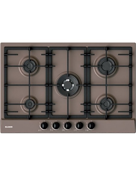 Blanco EXCLUSIVE 7X5-5 Piano Cottura Gas 5 Fornelli 75 cm Marrone | Tekworld.it