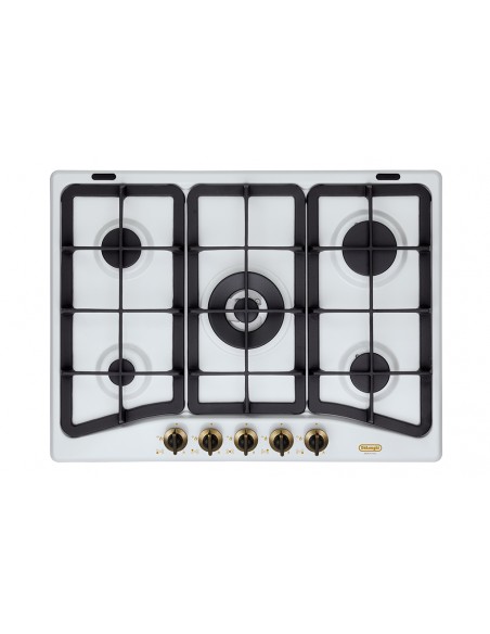 DE LONGHI BF57PRO Piano Cottura 5 Fronelli Bianco | Tekworld.it