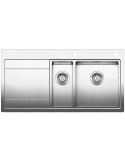 Blanco DIVON II 6 S-IF Lavello 100 X 37 cm 2 Vasche Rettangolare Reversibile Acciaio inossidabile