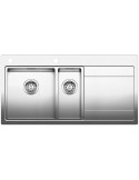 Blanco DIVON II 6 S-IF Lavello 100 X 37 cm 2 Vasche Rettangolare Reversibile Acciaio inossidabile