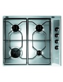 Indesit PAA642IX/IWE1 Piano Cottura Gas 4 Fornelli 58 cm Acciaio inossidabile