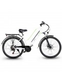 EMG E-BIKE QUEEN 28P City WHITE ruote 28", Batt. 36V 13ah, motore 250W, autonom. 60/70km