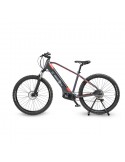 SMARTWAY E-BIKE X1 Matt Titanium MOUNTAIN e-BIKE telaio 27.5" alluminio, motore centrale