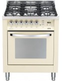 Lofra PBI76GVT/C Cucina Gas 5 Fornelli con Forno Electrico, Natural gas da 70 cm Avorio