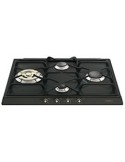 Smeg SR764AO Piano Cottura a Gas 4 Fornelli 60 cm Antracite