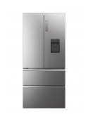 Haier HFW7819EWMP Frigorifero Side by Side 537 L No Frost Classe E Platino, Stainless steel