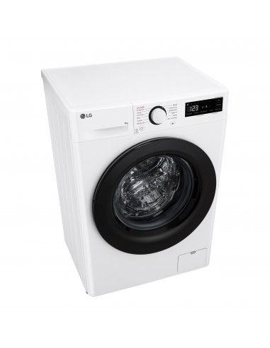 Lavatrice LG F2WR5S09A0W Serie 500 Slim - 9kg, 1200rpm, Vapore, AI Direct Drive, Bianco