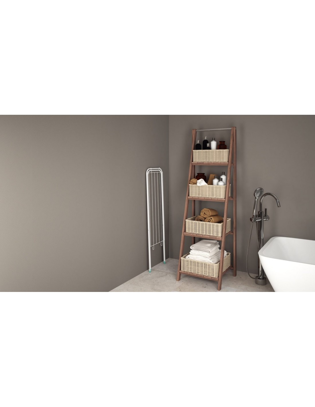 COLOMBO Stendibiancheria A Cavalletto In Acciaio 20mt Di Stenditura Pieghevole Titano P 96755