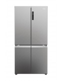 Haier HCR5919ENMP Frigorifero Side by Side 528 L No Frost Classe E Platino, Stainless steel