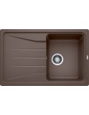 Blanco SONA 45 S Lavello con Gocciolatoio Silgranit Marrone