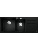 Blanco NAYA 8 S Lavello con Gocciolatoio Silgranit Nero