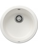 Blanco RONDO Lavello 45 X 45 cm 1 Vasca Cerchio Acciaio Bianco