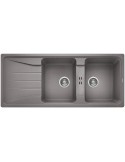 Blanco SONA 8 S Lavello con Gocciolatoio Silgranit Alluminio