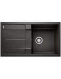 Blanco METRA 5 S Lavello con Gocciolatoio Silgranit Nero
