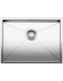 Blanco ZEROX 550-U Lavello 59 X 44 cm 1 Vasca Rettangolare Acciaio Acciaio