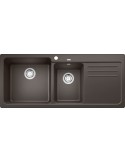 Blanco NAYA 8 S Lavello con Gocciolatoio Silgranit Marrone