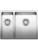 Blanco CLARON 340/180-U Lavello 59 cm X 44 cm 2 Vasche Rettangolare Acciaio Acciaio