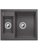 Blanco METRA 6 Lavello 62 X 50 cm 2 Vasche Rettangolare Grigio