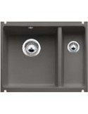 Blanco Subline 350/150 U Lavello 55 X 20 cm 2 Vasche Grigio